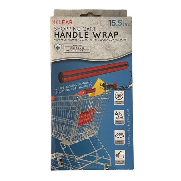 Other - Klear Shopping Cart Handle Wrap Red Reusable Guard Cover New